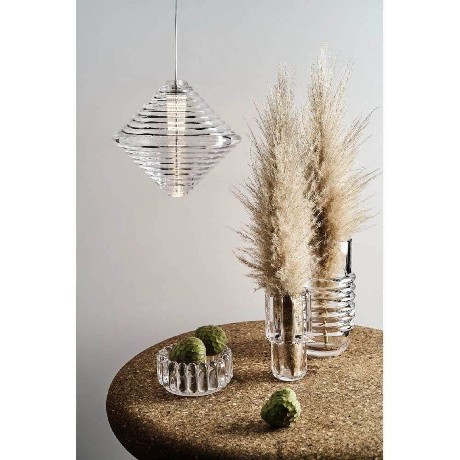 Press Vase Medium Clear - Tom Dixon