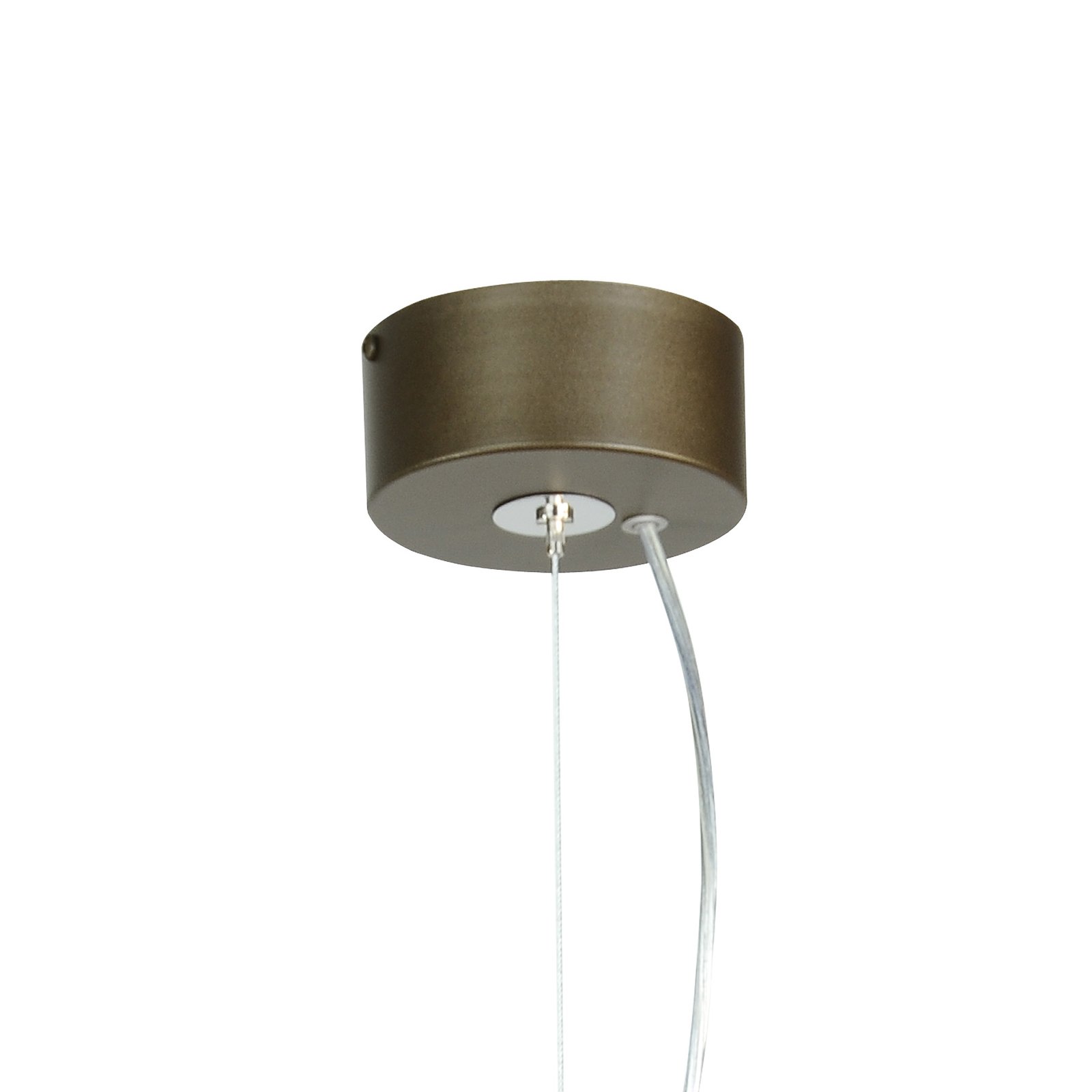 Vento hanglamp, koffiebruin, Ø 50 cm