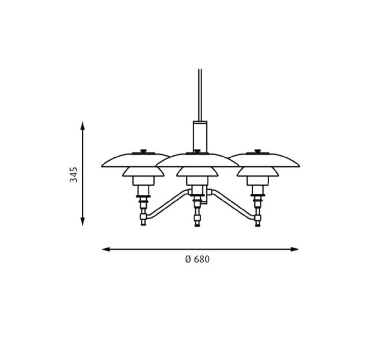 PH 3/2 Tono Medio para Lámpara de Sobremesa/Aplique de Pared/Lámpara Colgante Óp