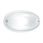 Ovalno vanjsko zidno svjetlo Chip bijelo