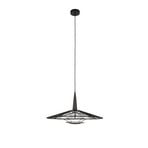 Forestier Carpa M hanging light, black, Ø 60 cm