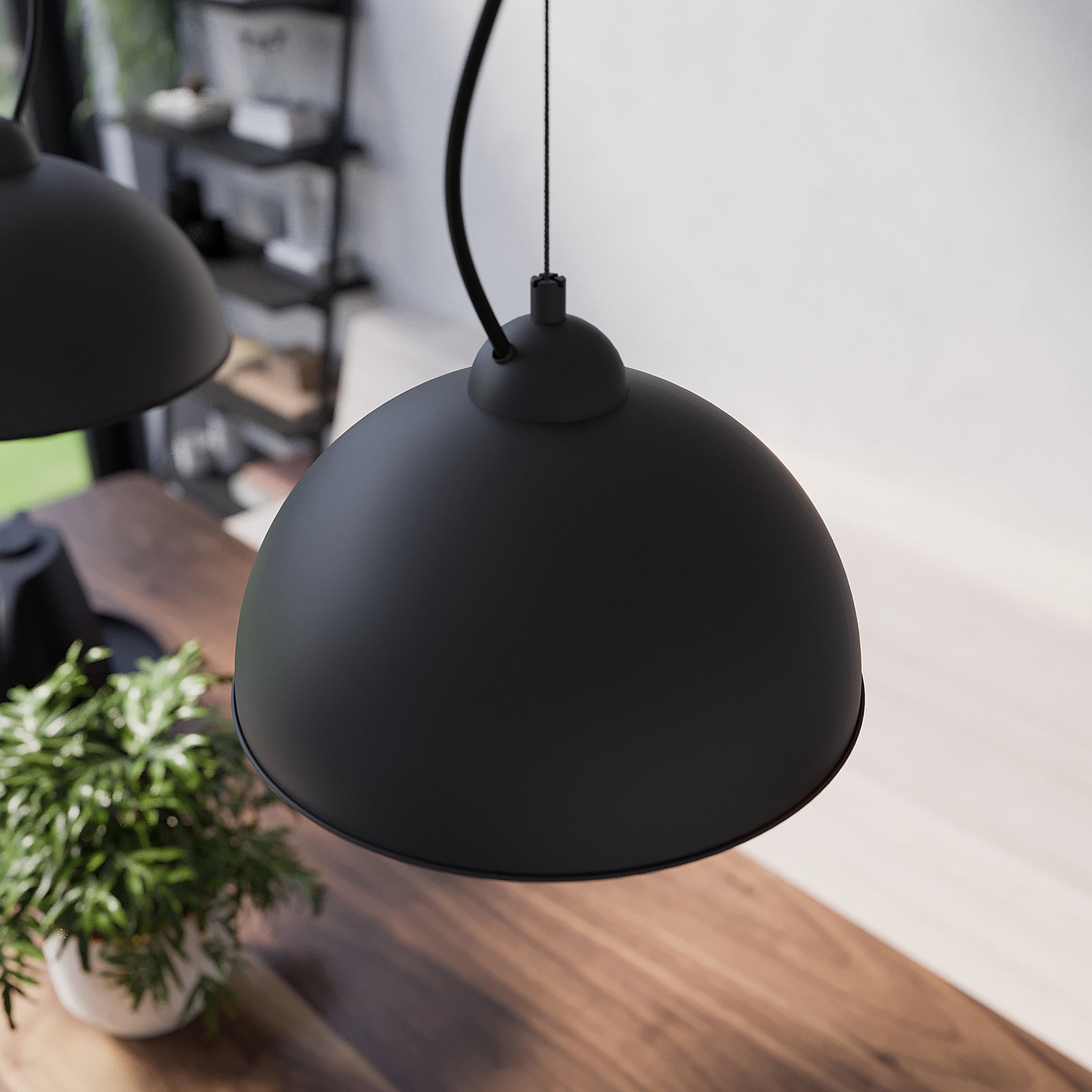 Gretja 3 Hanglamp Black/Gold - Lindby