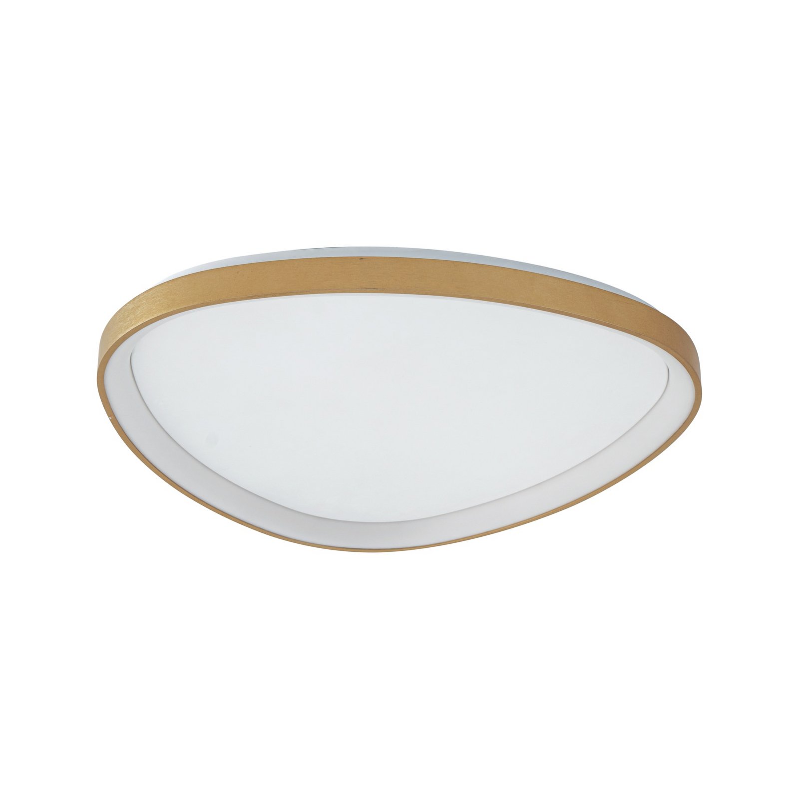 Asken LED stropní svítidlo, zlaté, 61 cm, stmívatelné, CCT - Lucande