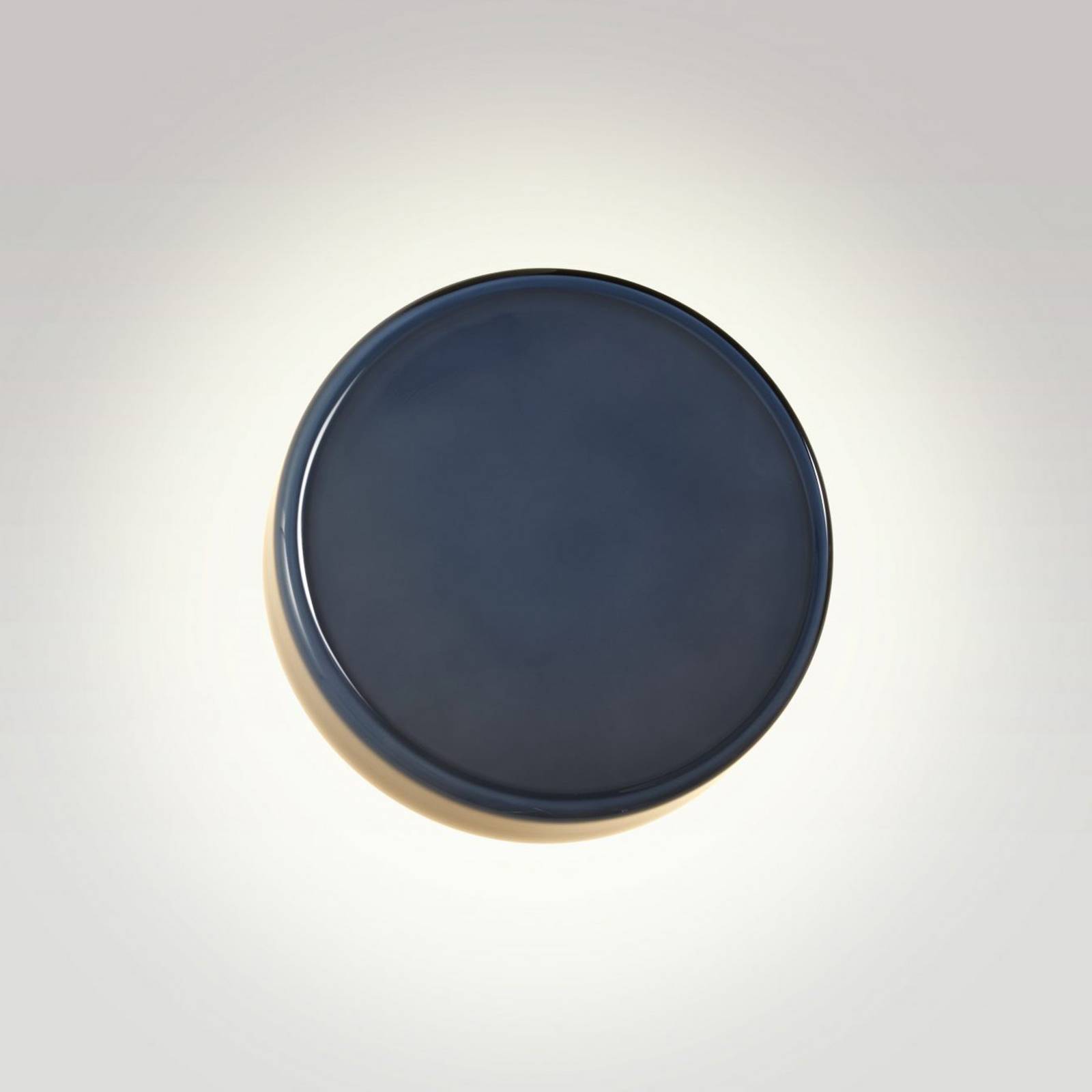 MARSET LED-Wandlampe Caramel, blau, Ø 28 cm, TRIAC, Glas günstig online kaufen