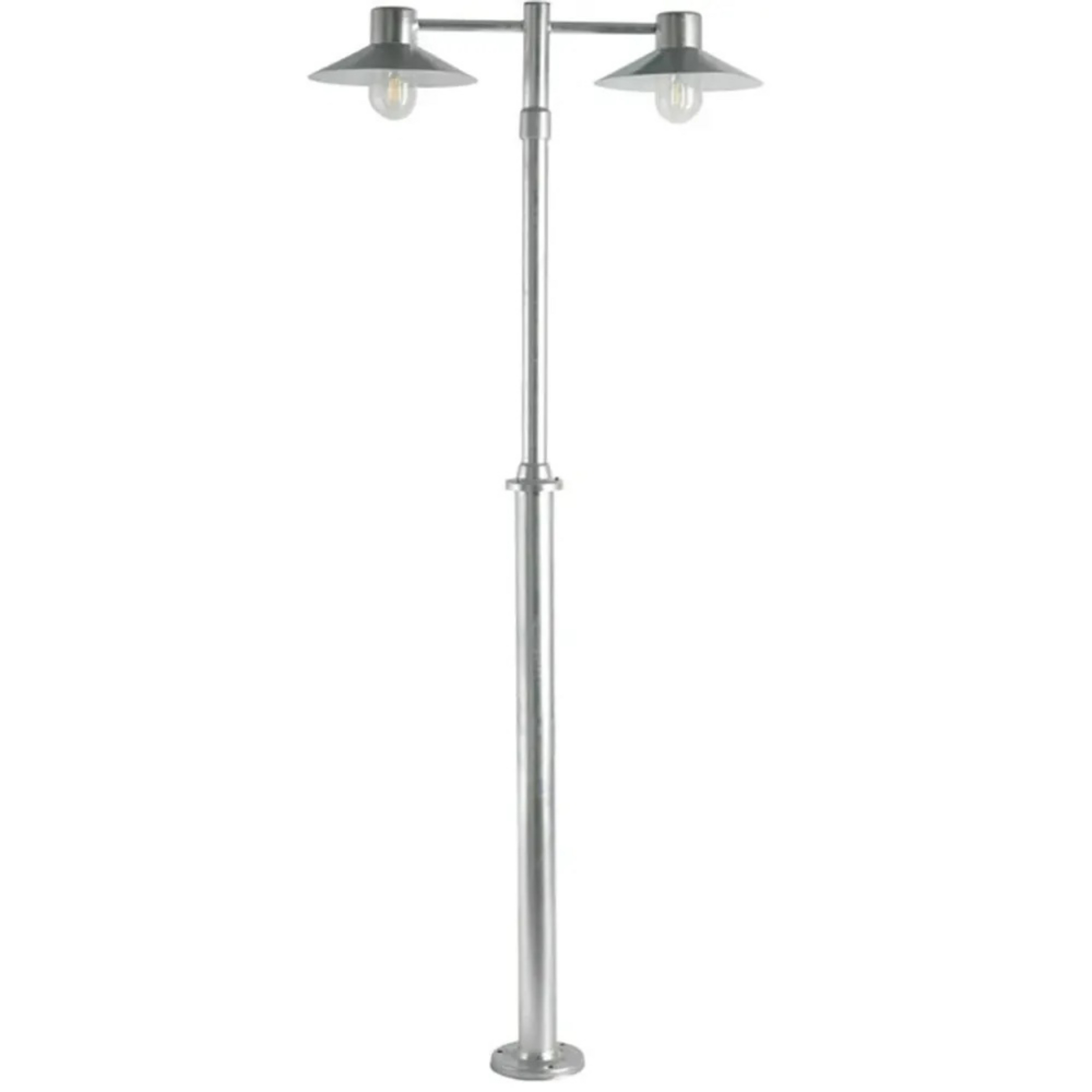 Lund 2 Venkovní Parková Lampa pro Concrete Anchor Galvanised - Norlys