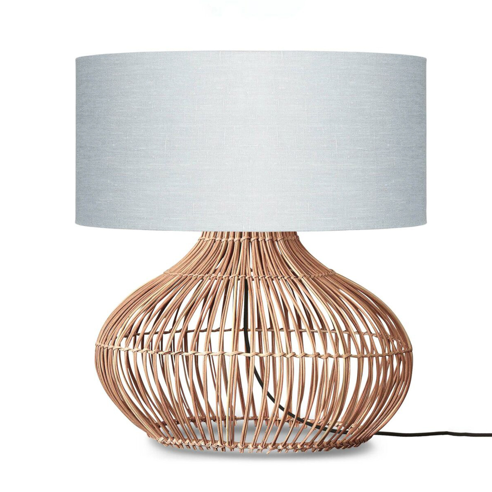 GOOD & MOJO Kalahari asztali lámpa 47cm világosszürke