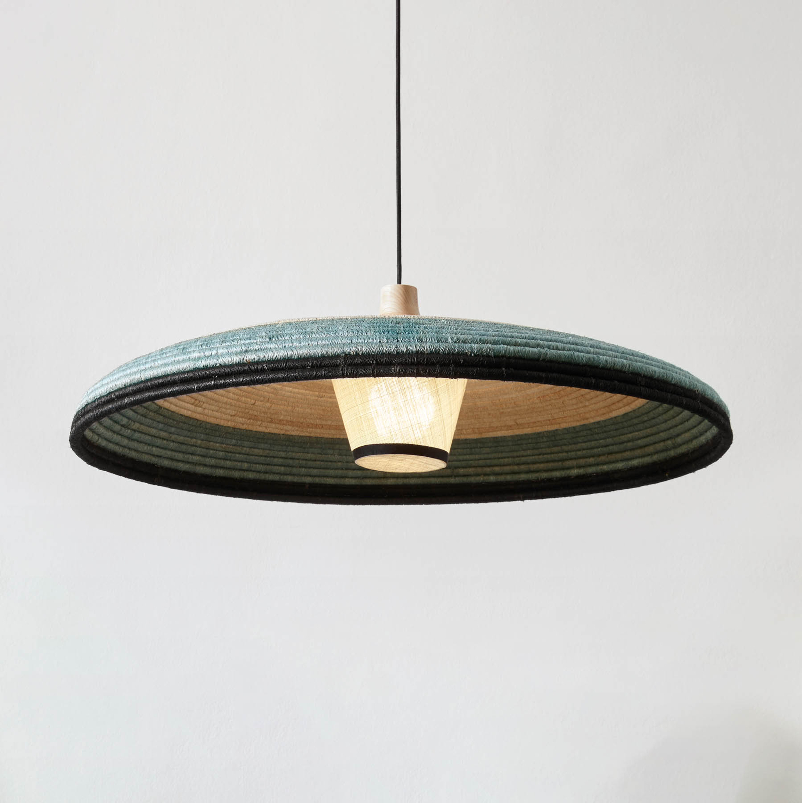 Grass Pendelleuchte L Blue - Forestier