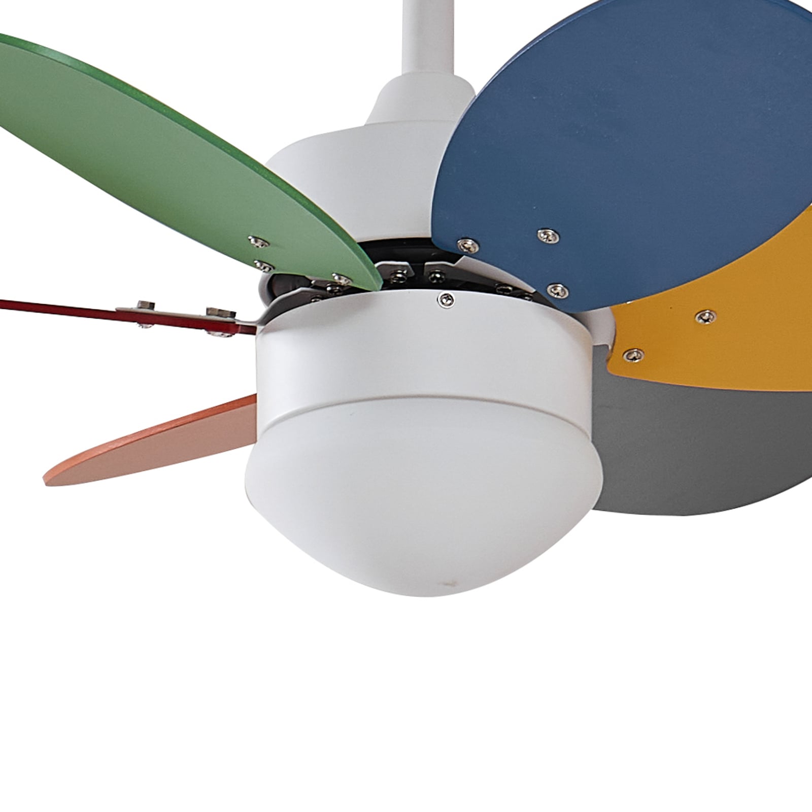 Ventilateur de plafond Litur avec éclairage, silencieux, Ø 77 cm, E27 - Lindby