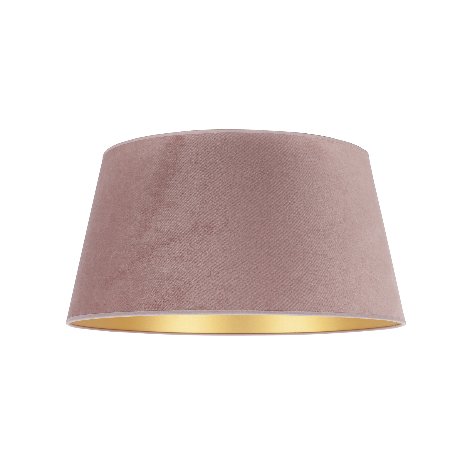 Stínidlo na lampu Cone výška 25,5 cm, růžová/zlatá