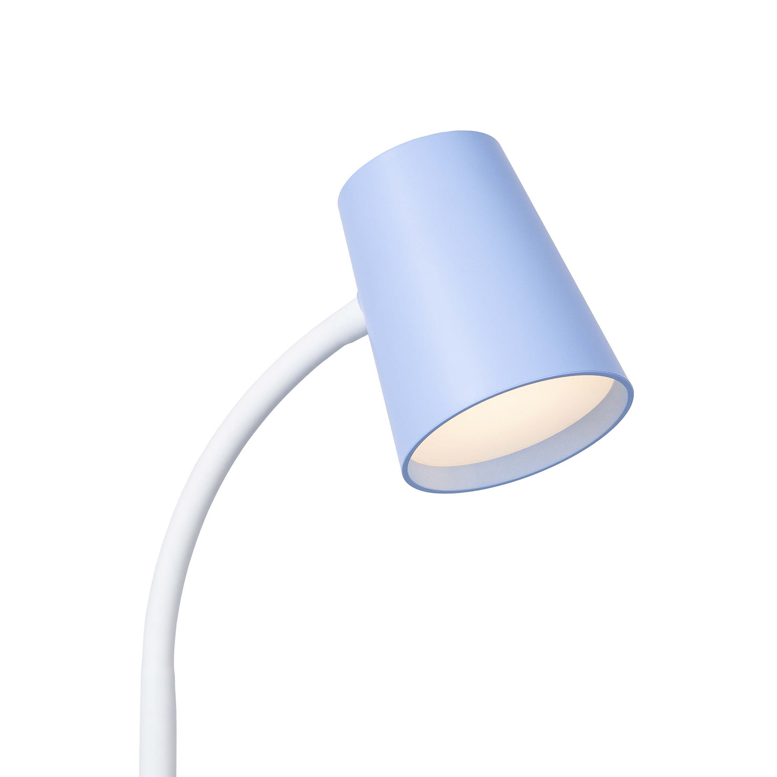Stolová LED lampa Luis, 3-stupňový stmievač, modrá