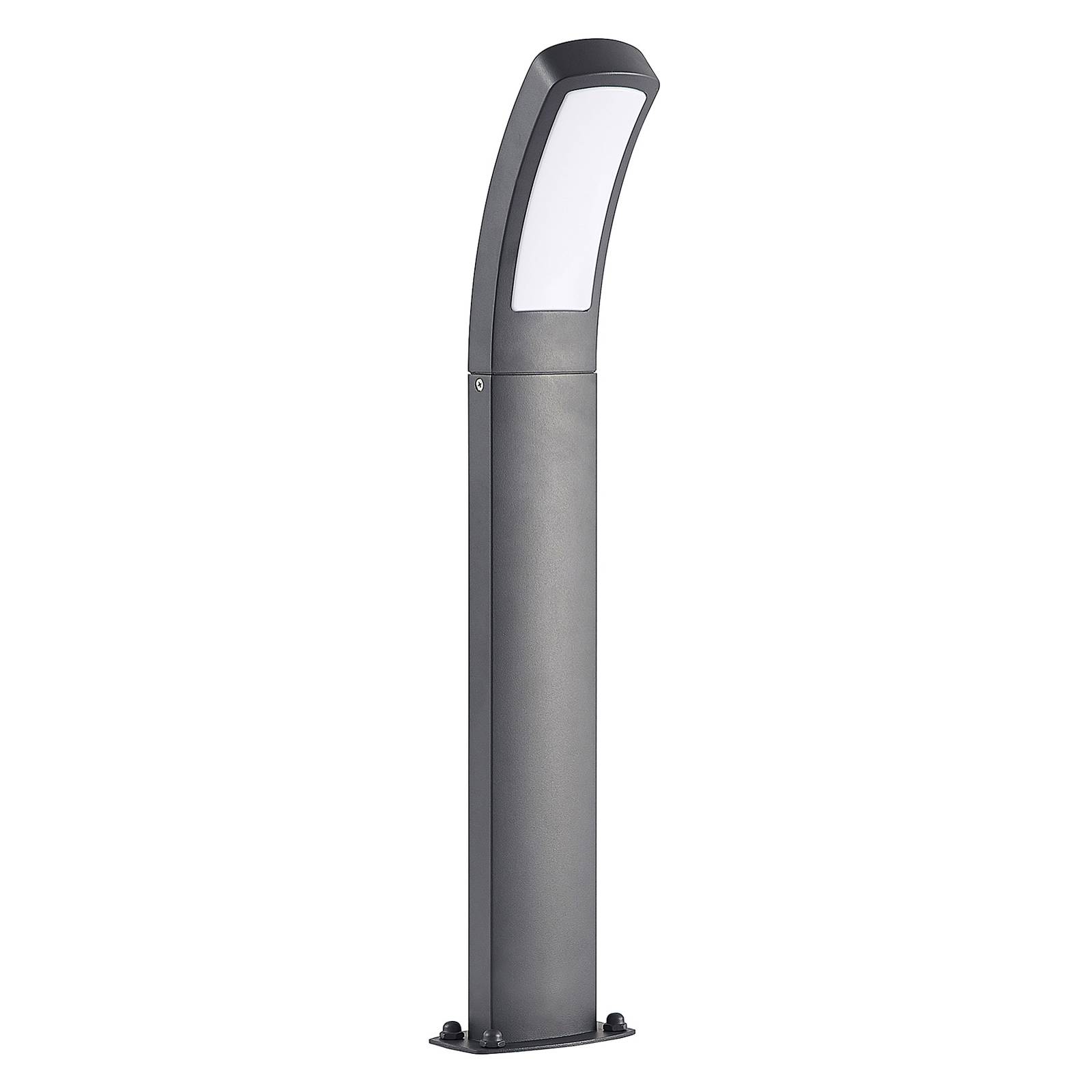 Lindby Moshe LED path light, aluminium, plastic, 11.4 W, W: 11 cm, H: 80 cm