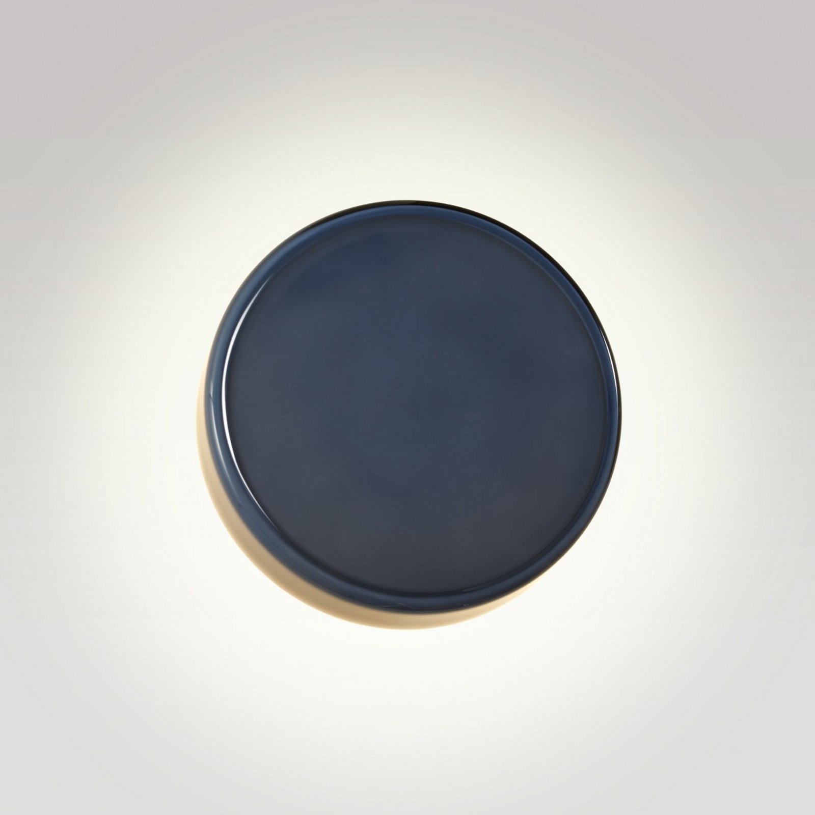 MARSET LED-Wandlampe Caramel, blau, Ø 38 cm, TRIAC, Glas