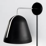 Nyta Tilt Wall wandlamp met stekker, zwart