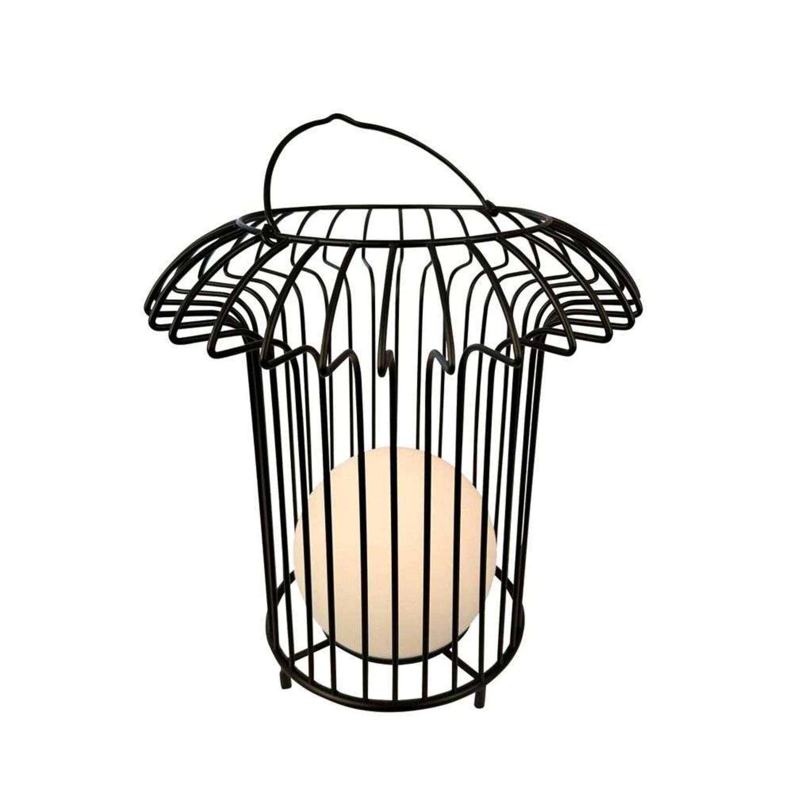 Basket Outdoor Lantern Black - DybergLarsen