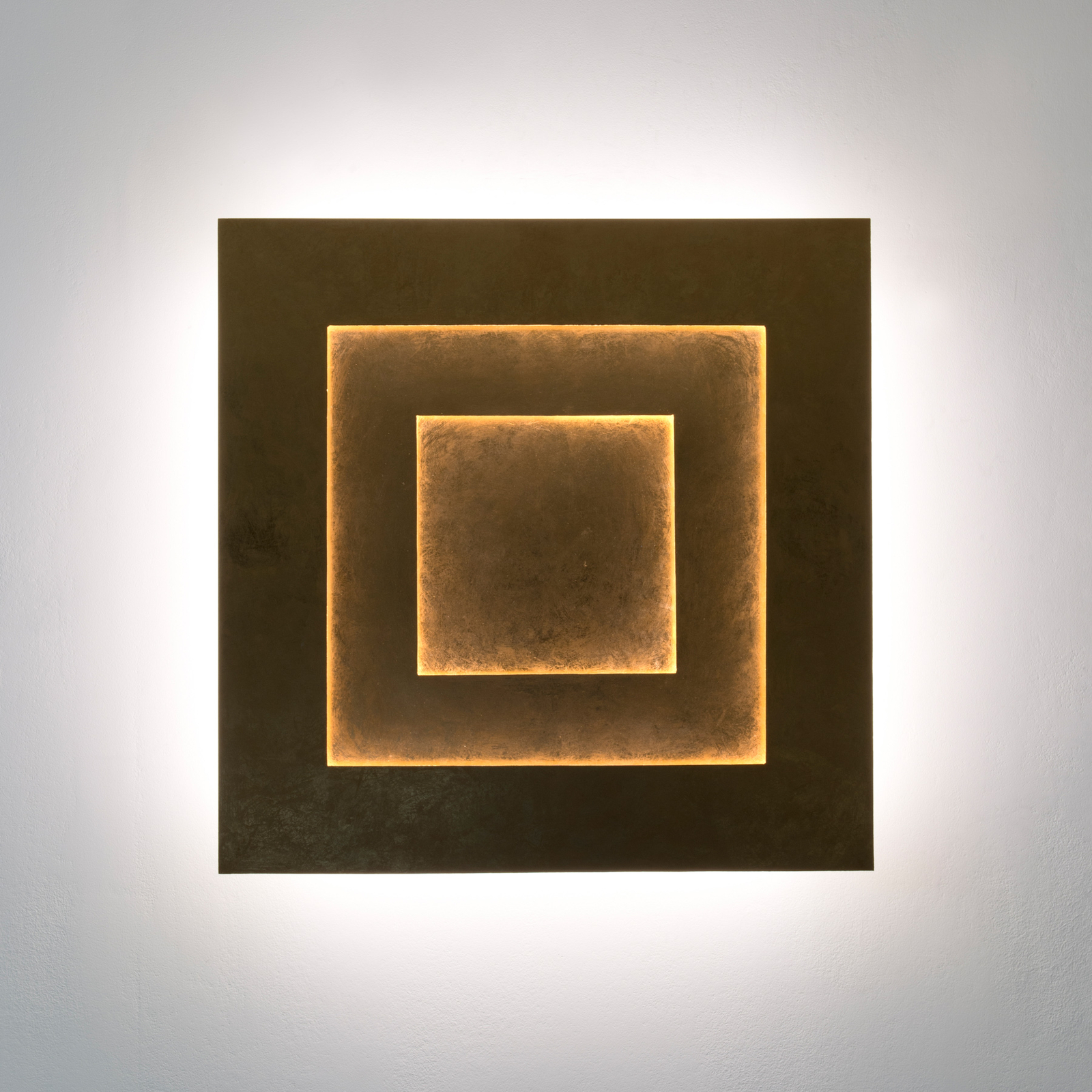 Masaccio Quadrato LED-væglampe, guld
