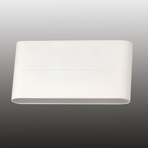 Casper - vit LED-vägglampa för utomhusbruk