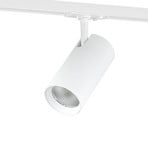 Linaro LED prugasti reflektor, bijeli, Ø 7 cm, aluminij, CCT - Lindby