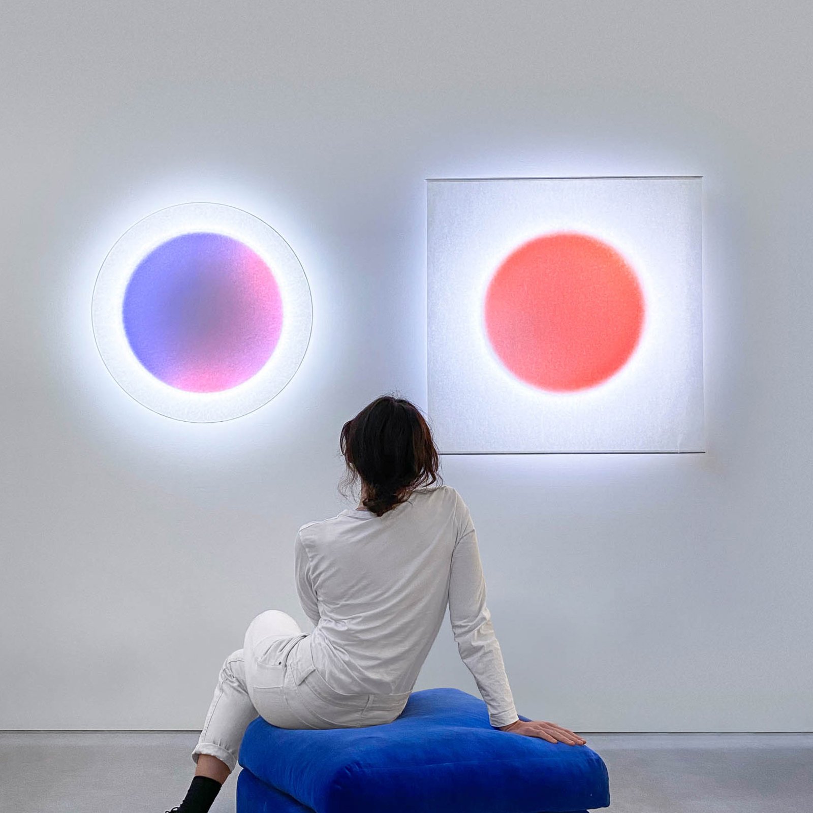 MOODMOON LED-Wandleuchte, RGBW, rund - Ingo Maurer