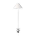 lampe à poser LED Keglen, blanche, avec broche, 3000K - Louis Poulsen