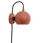 Ball Fali Lámpa Matt Terracotta Red - Frandsen