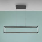 Conni LED lógó lámpa, fekete, 130 cm, CCT