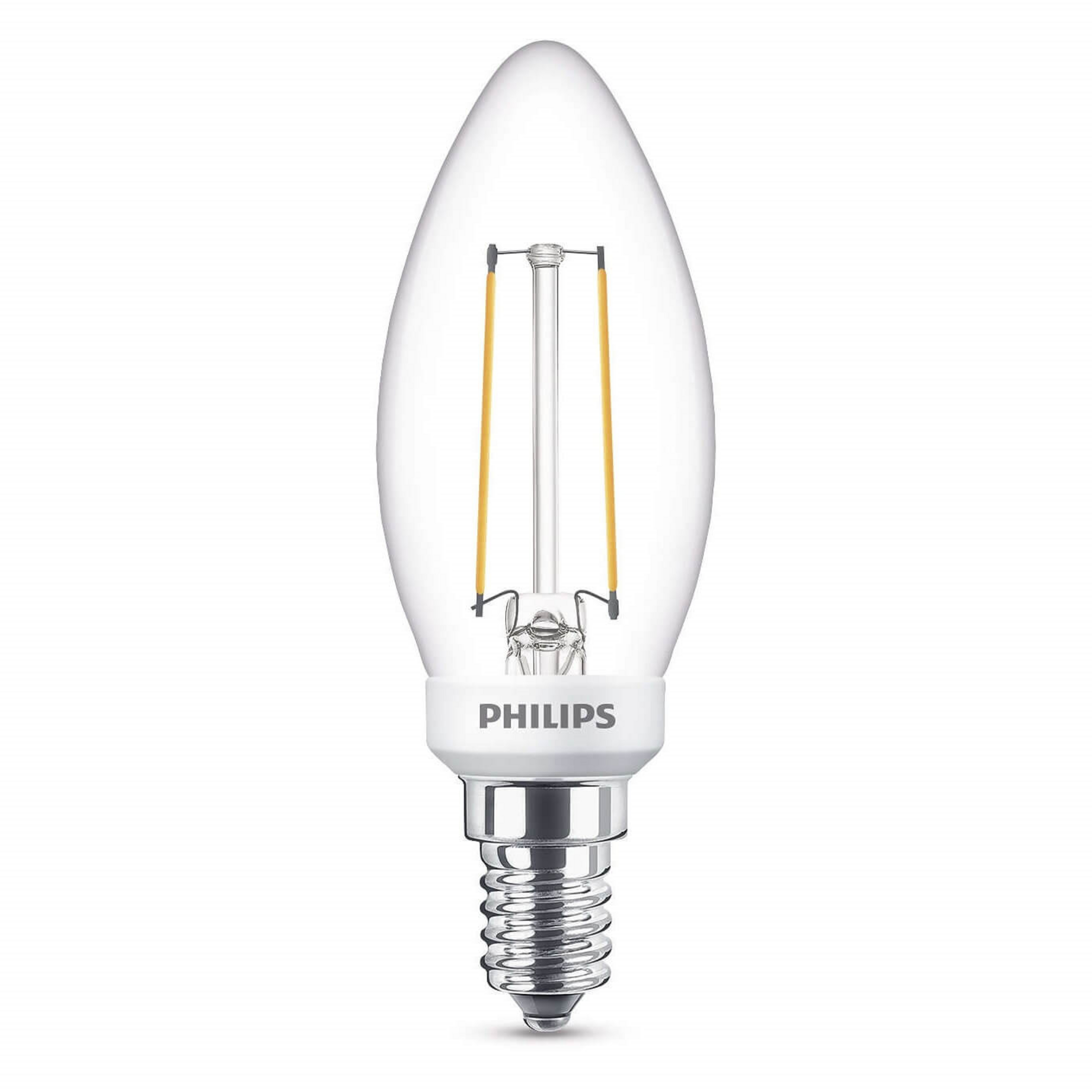 Leuchtmittel LED 3W Glas Kerzen (300lm) Dimbar E14 - Philips