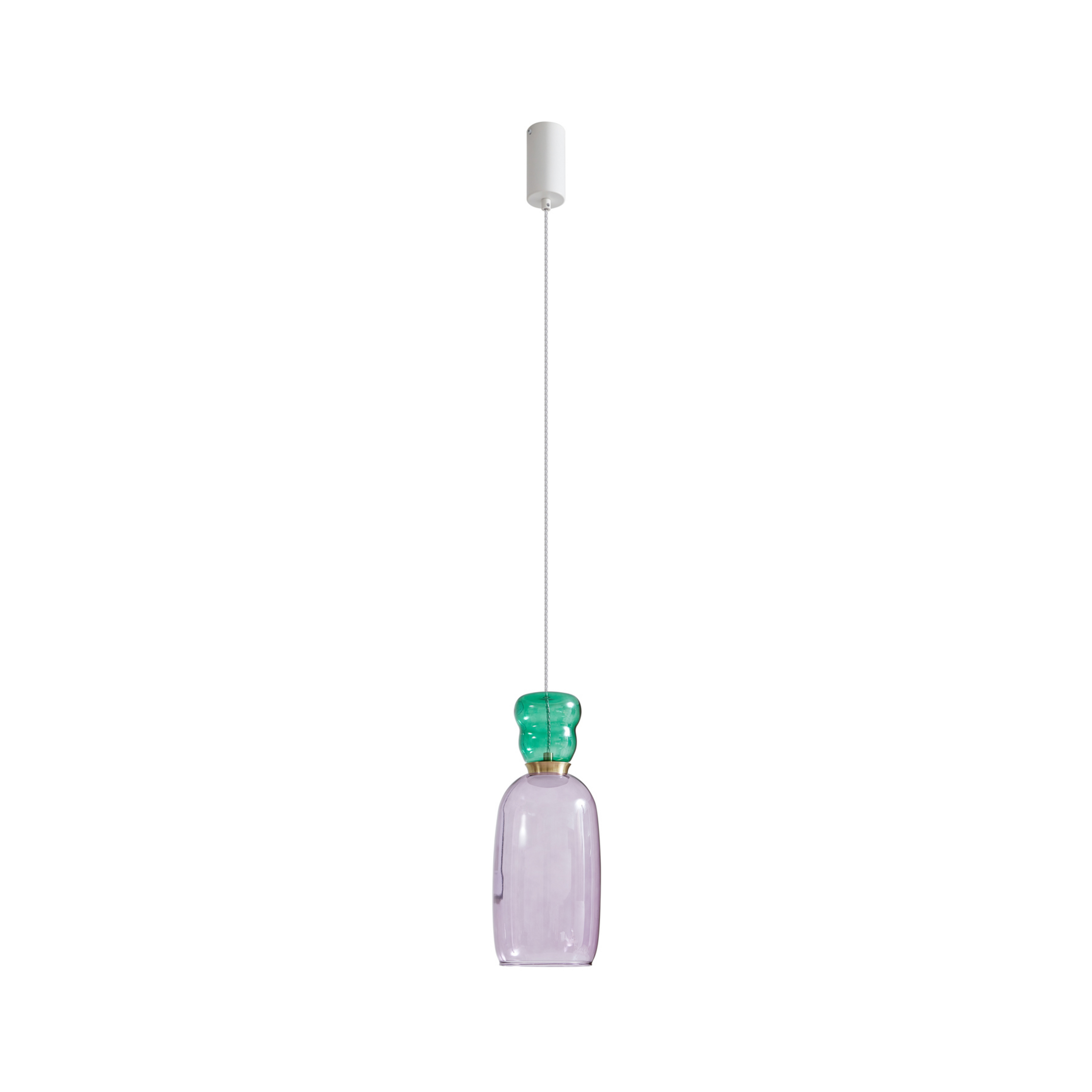 Fay LED Pendel Purple/Green - Lucande