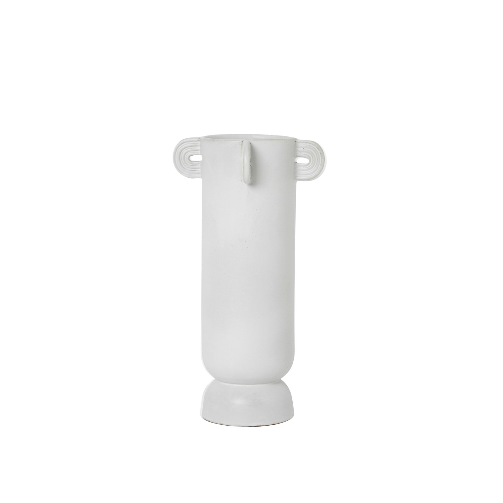 ferm LIVING Vase Muses Calli, blanc, hauteur 31 cm, céramique