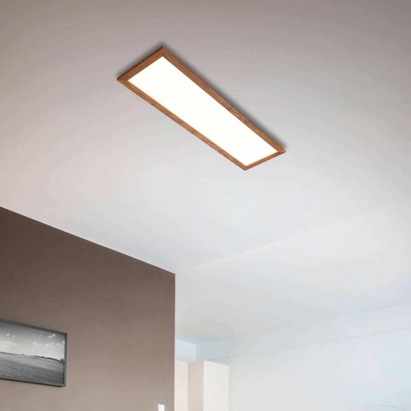 Quitani Aurinor LED-panel valnøtt 125 cm