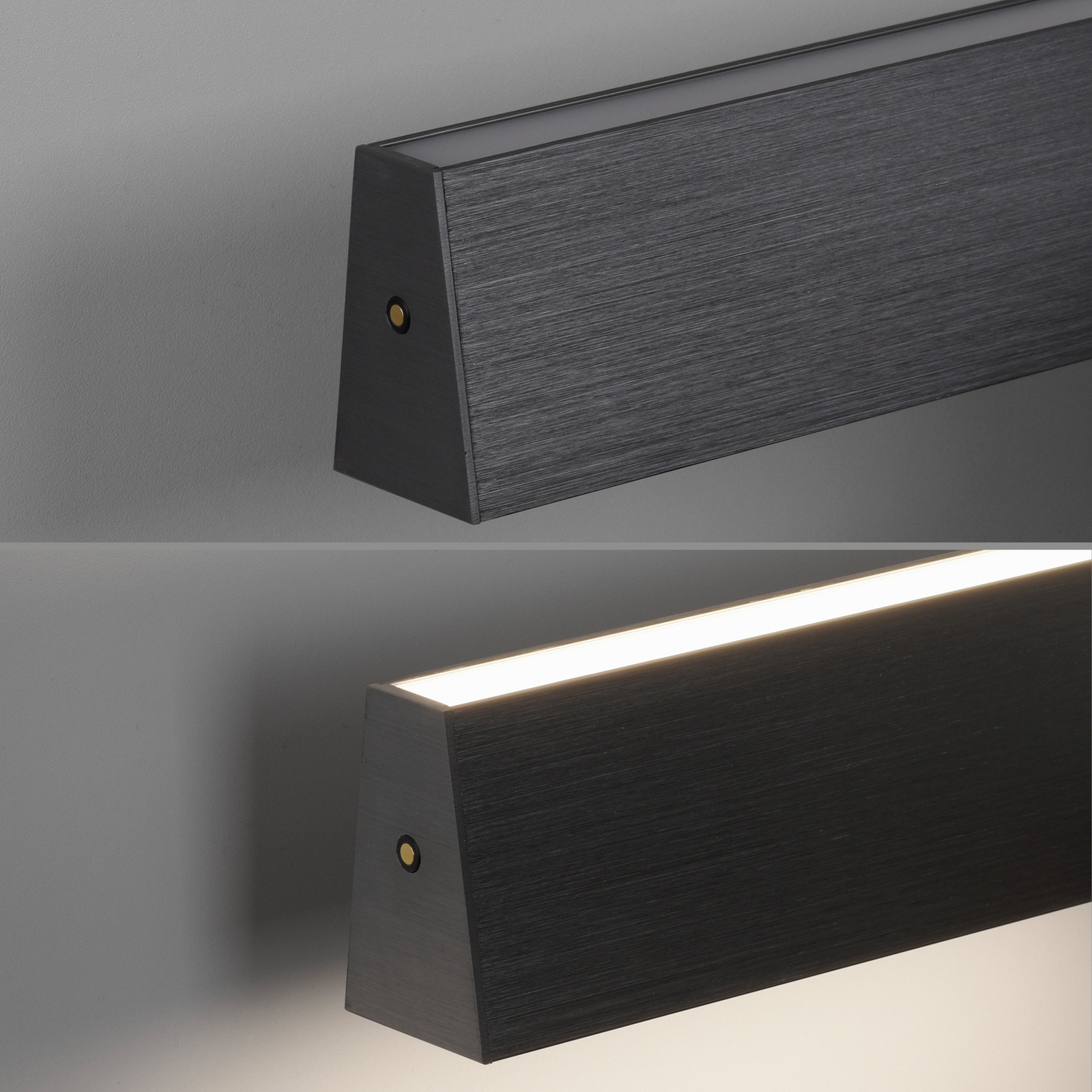 PURE E-Motion LED závesné svietidlo trám CCT, sivá