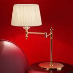 Grace gold-plate brass table lamp