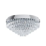 Plafonnier Valparaiso chromé Ø 58 cm en métal - Stars of Light