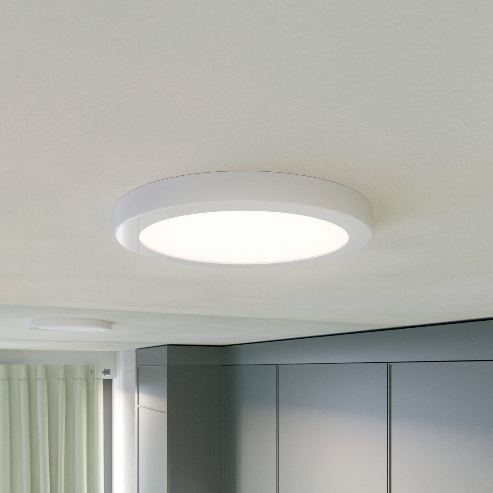 Prios Aureka -LED-kattovalaisin, anturi 22,5 cm