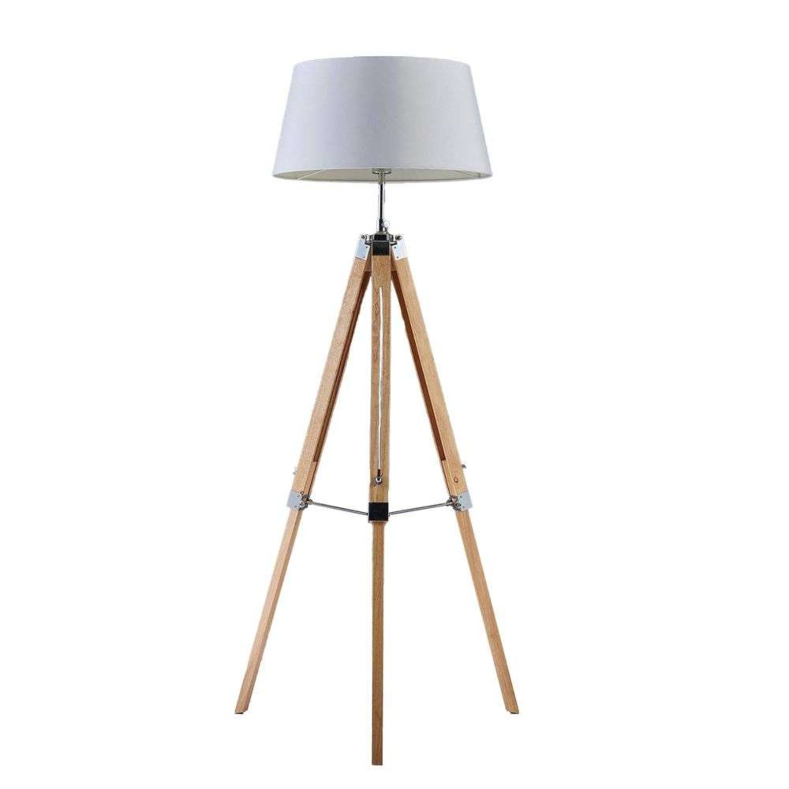 Katie Stojaca Lampa White/Wood - Lindby