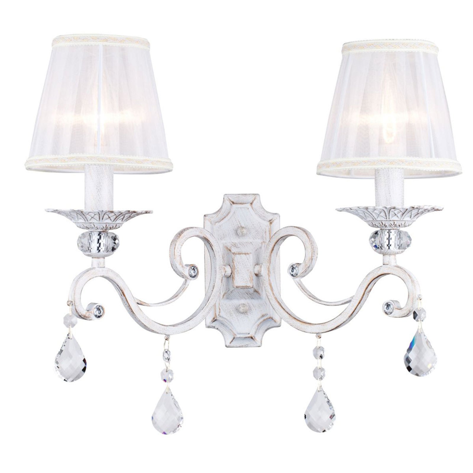 Maytoni Grace wandlamp, wit, 2-lamps