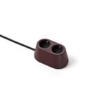 Prise NOMAD BLOCK rouge foncé 2 x type F - Forming Function