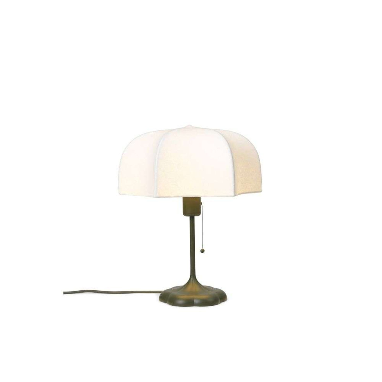 Poem Bordslampa White/Grass Green - Ferm Living