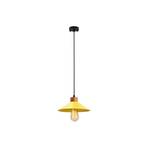 Hanglamp GMN-00004 1-lamp houtdetail geel