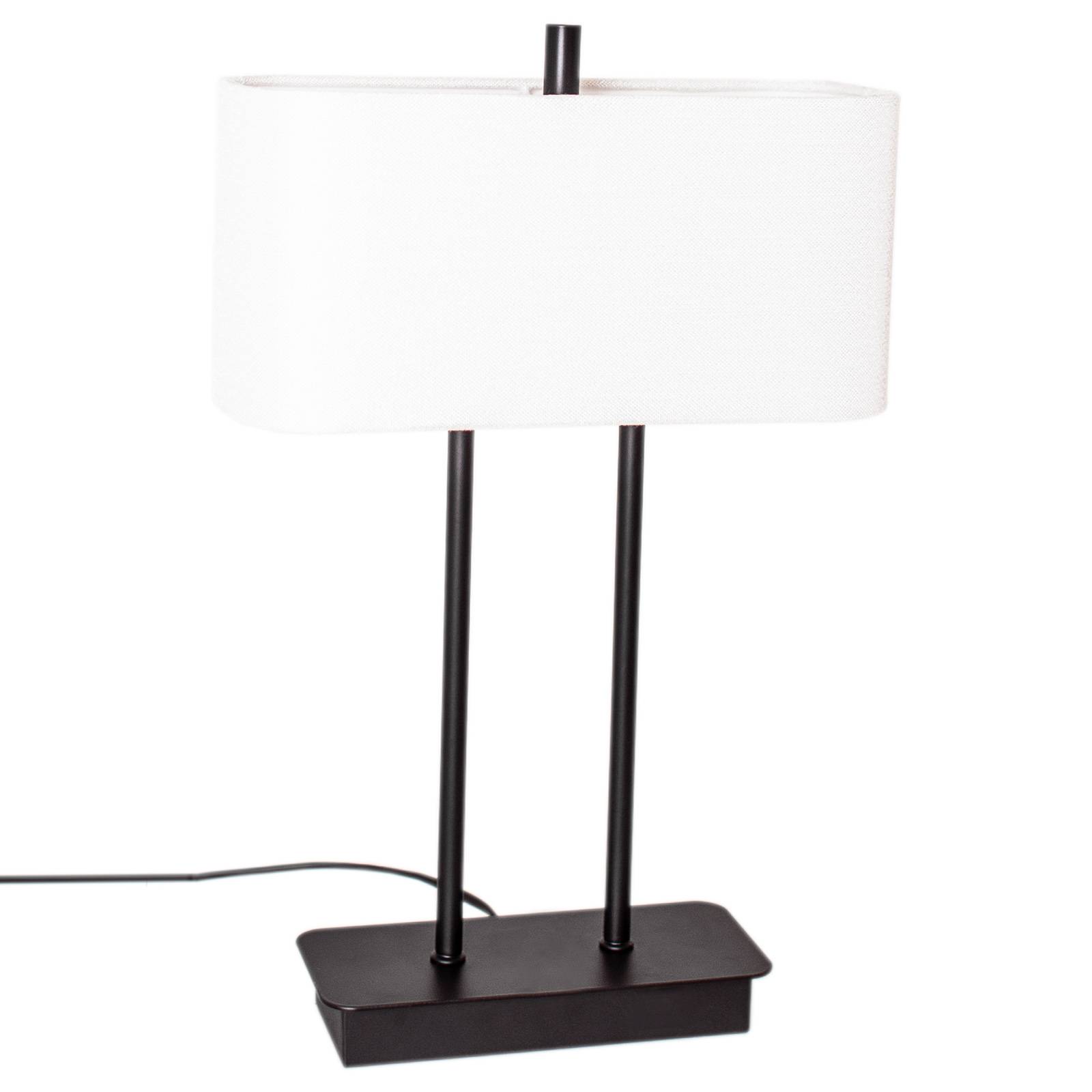 By Rydéns Luton asztali lámpa, fehér/fekete, 56cm