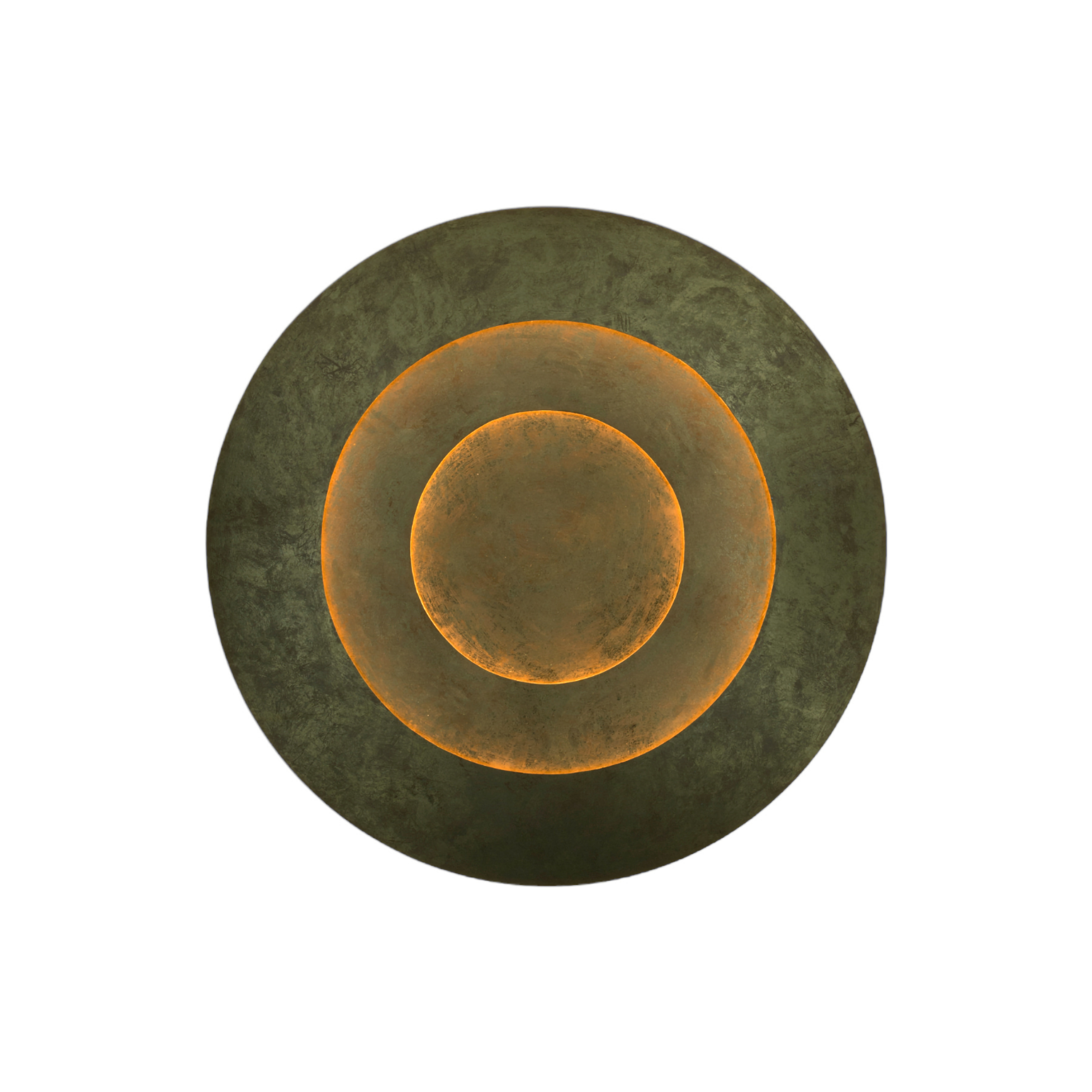LED-Wandleuchte Masaccio Rotondo, gold