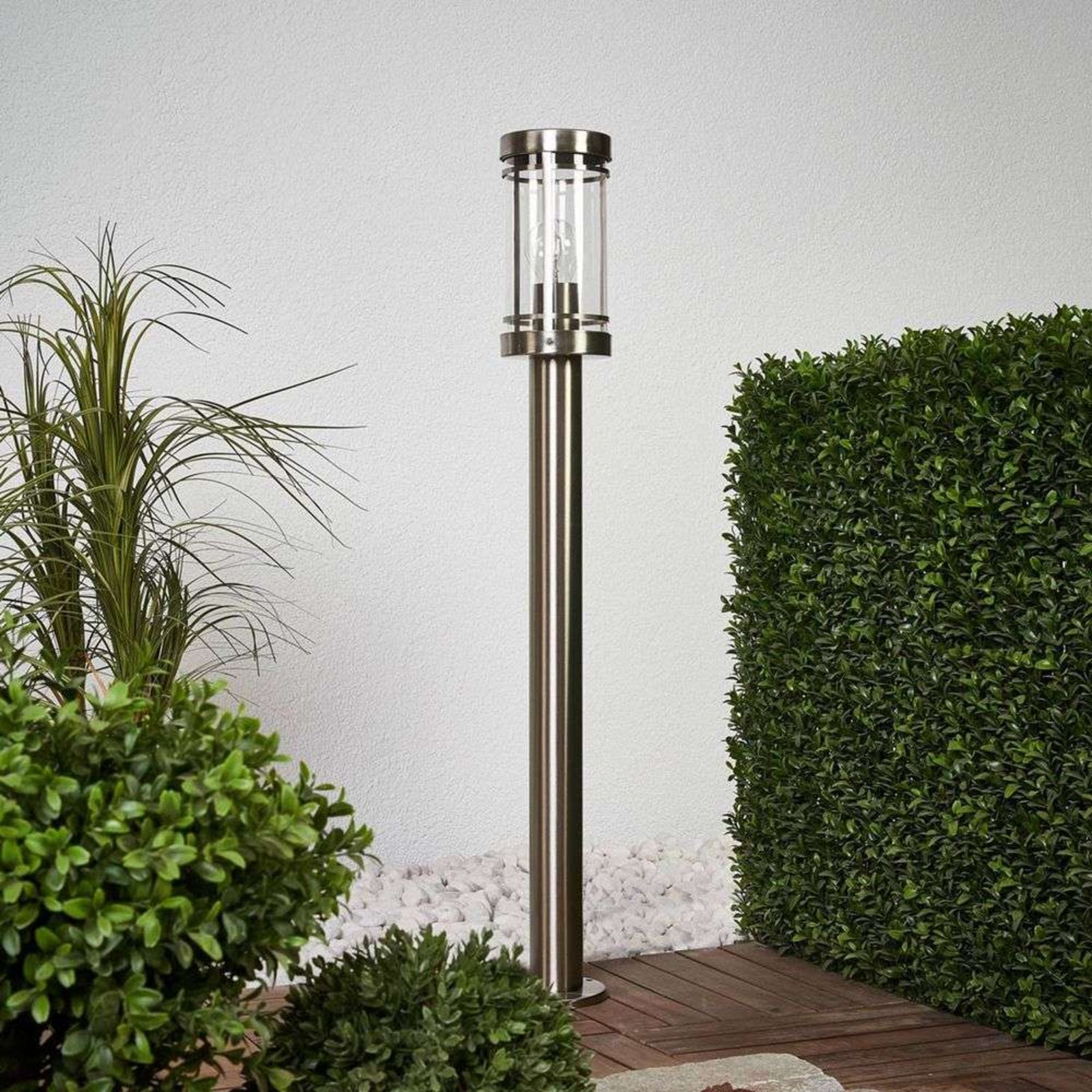 Djori Záhradná Lampa Stainless Steel - Lindby