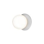 Liila 1 Wall/Ceiling Lamp IP44 Medium Light Silver/Opal White - Nuura