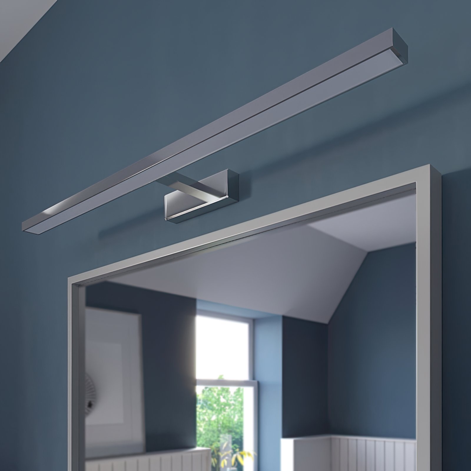 Jukka LED Aplique de Pared L90 Chrome - Lindby