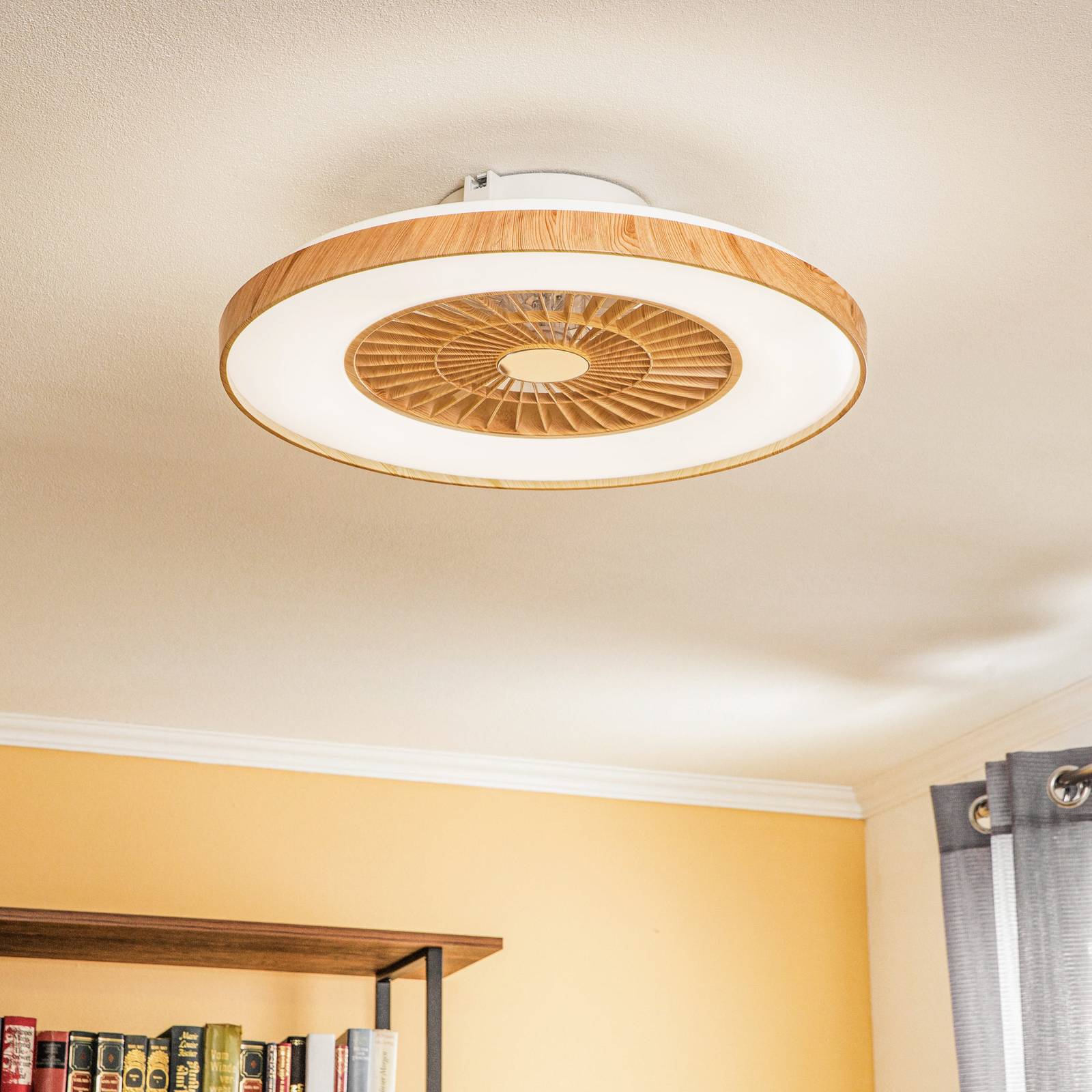 Starluna Narmin ventilateur plafond LED Tuya bois