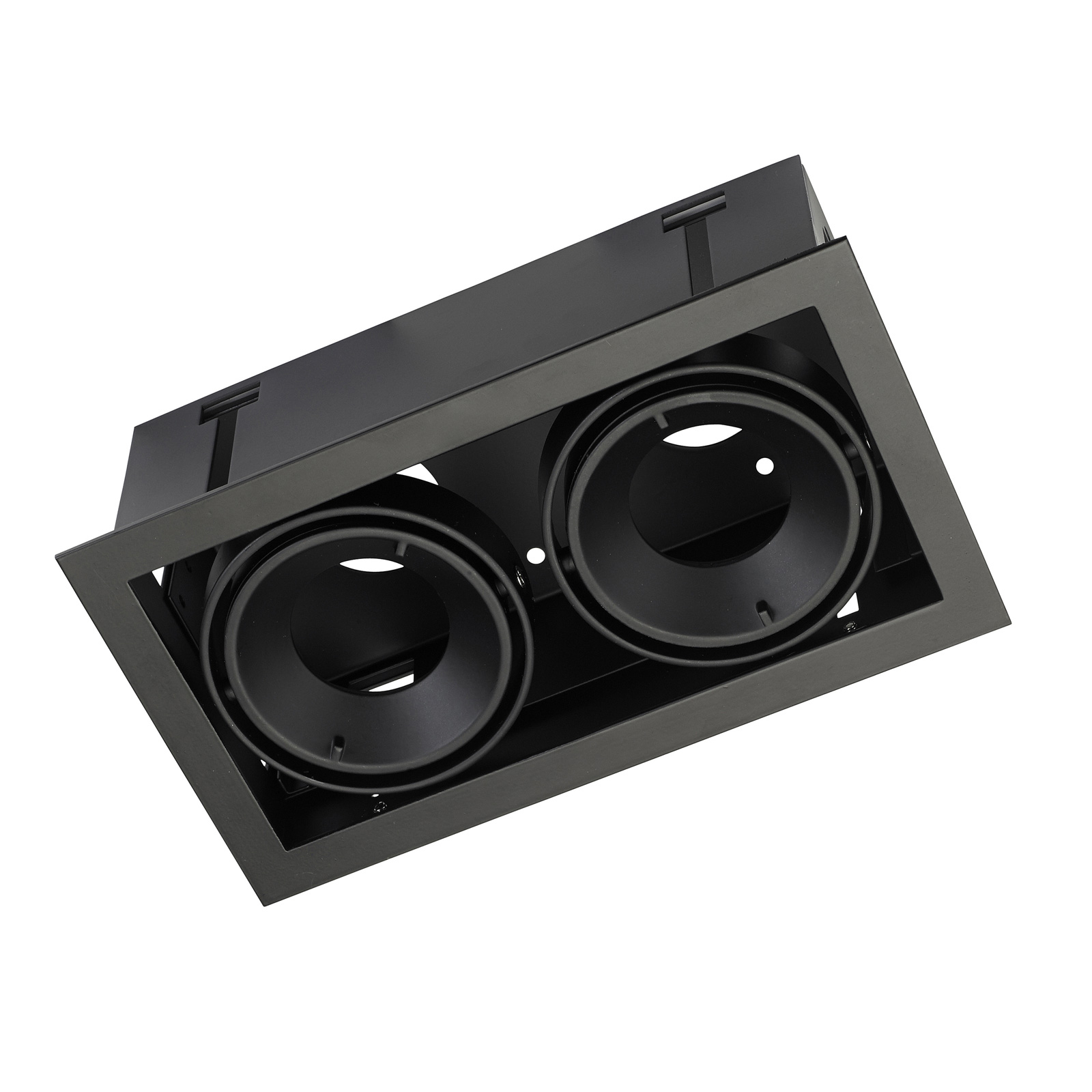 LEDS-C4 Multidir Evo S housing black, steel, aluminium, L: 21.8 cm, W: 12 cm