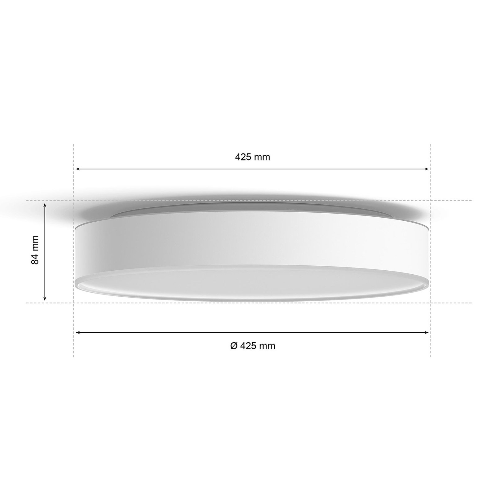 Philips Hue Devere LED-Deckenleuchte weiß, 42,5cm
