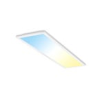 Panel LED Piatto CCT control remoto 100x25 blanco