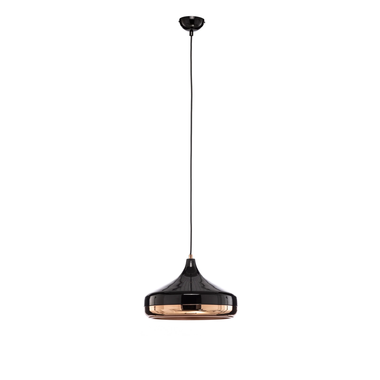 Κρεμαστό φωτιστικό Yildo 253-S 1-φωτός Ø36cm μαύρο/χαλκός