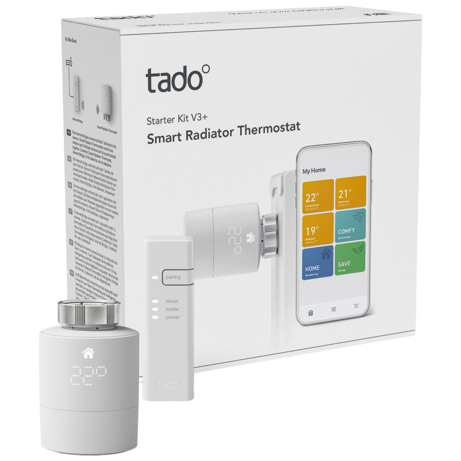 tado° starter kit with 9 radiator thermostats V3+