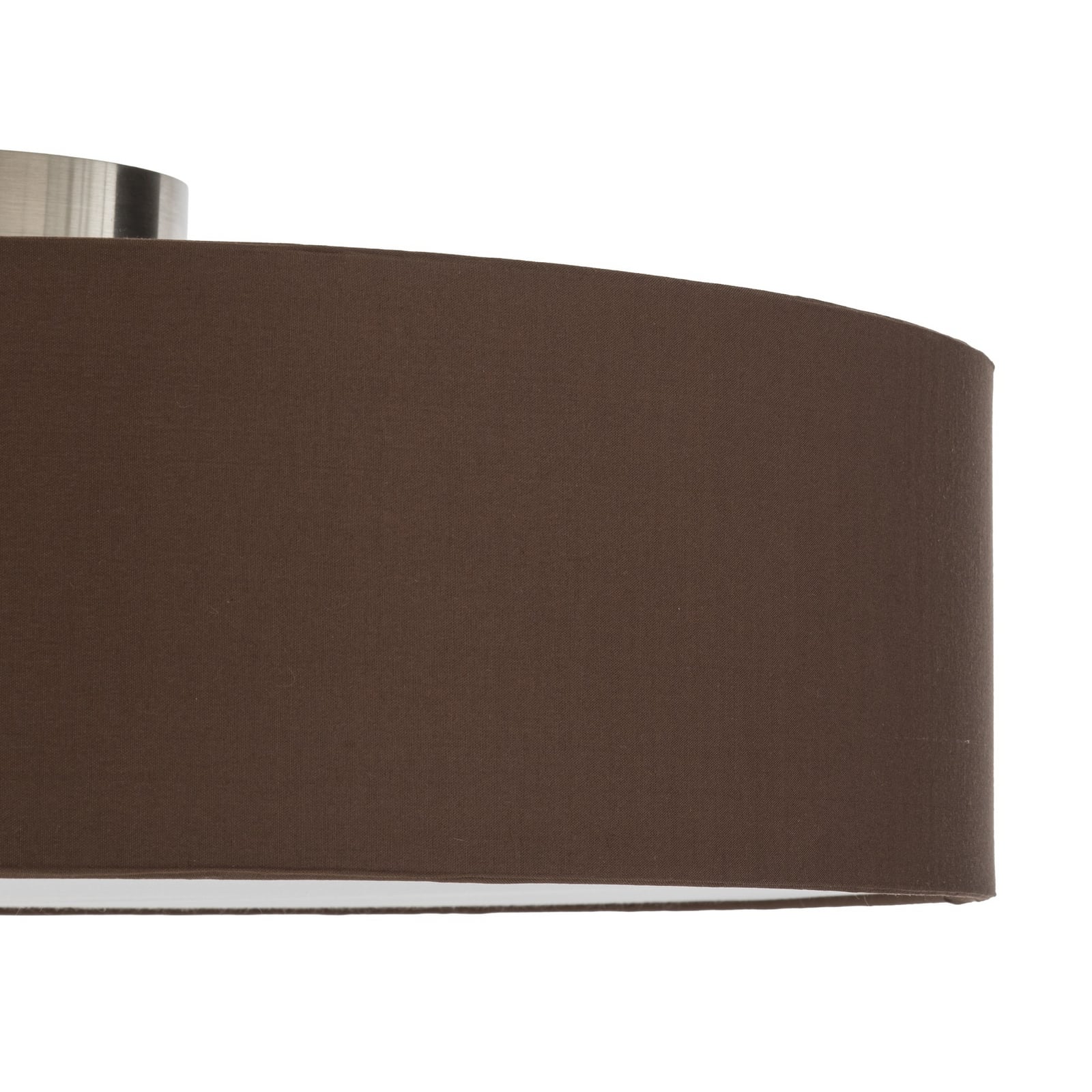 Sebatin Stropní Lampa Ø50 Brown/White/Nickel - Lindby